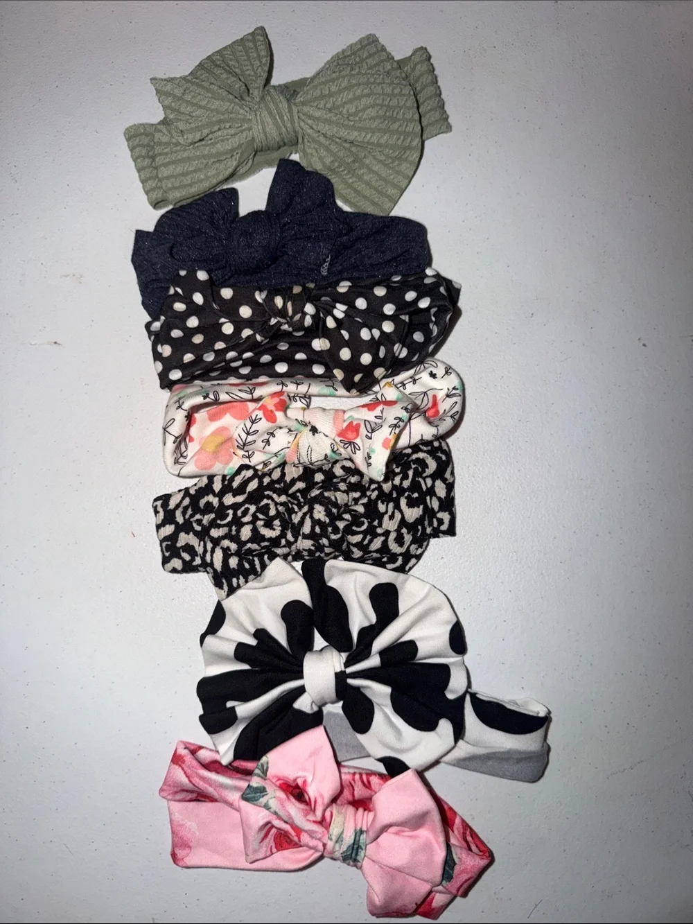 7 pieces Bow Headband - Stylish Knotted Top